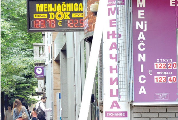 Амерички долар слаби динар